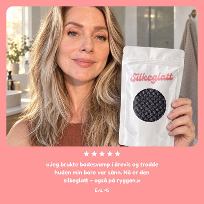 Silkeglatt Eksfoliering Håndkle